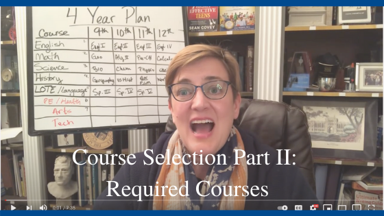 Course Selection Part II: Required Courses